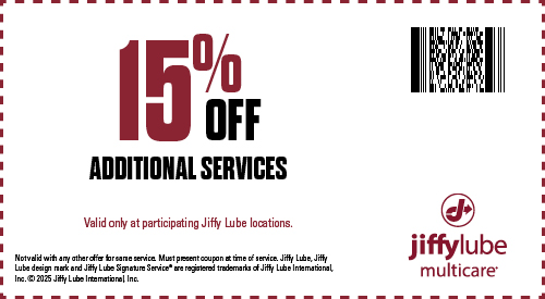 15 off Additional Services